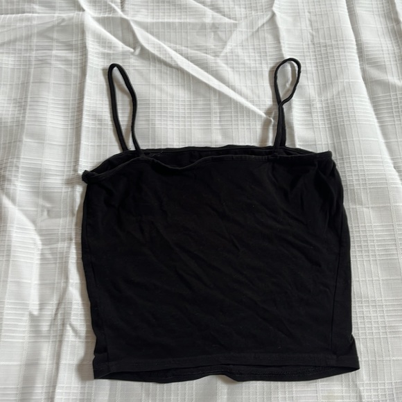 H&M black spaghetti strap tank top - Picture 3 of 3
